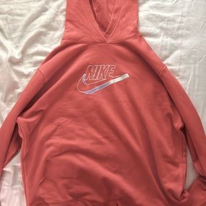 Never worn Nike coral hoodie